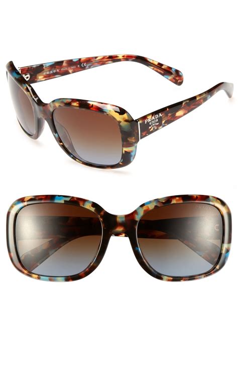 prada blue and brown glasses|prada tortoise shell sunglasses.